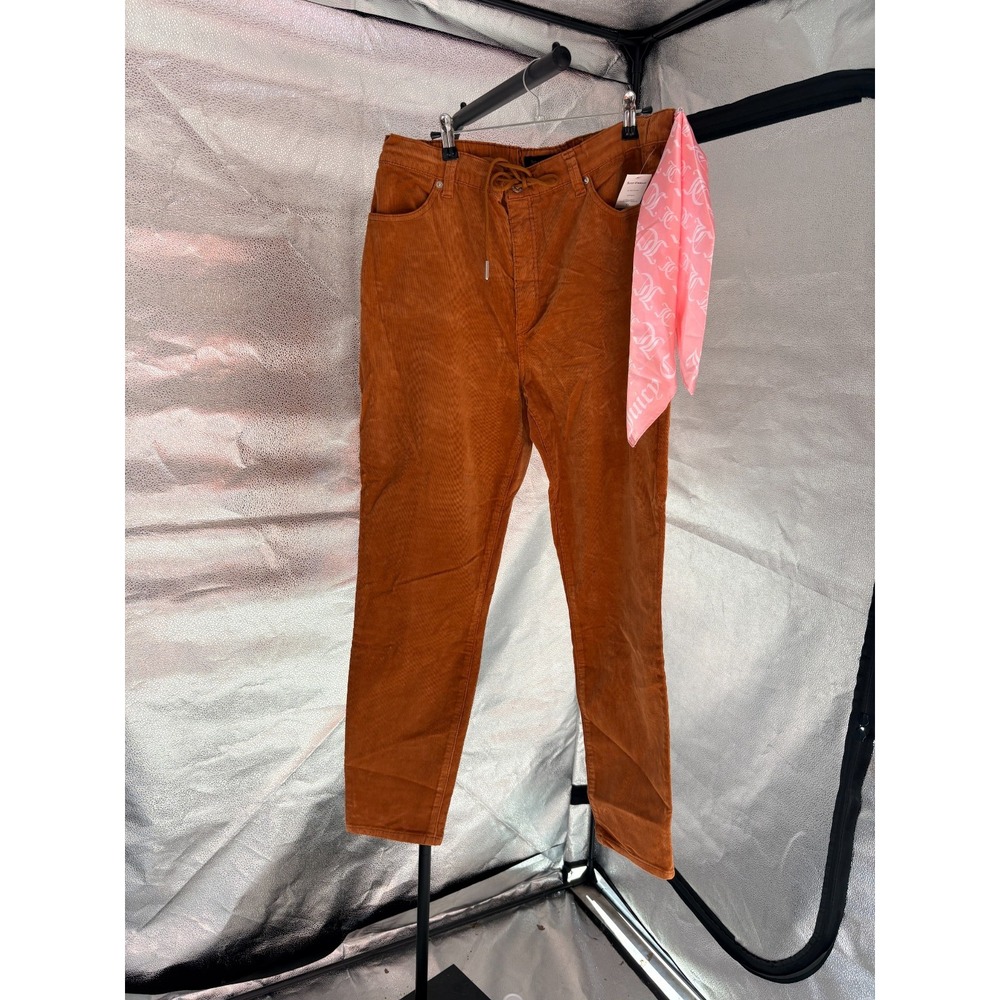 Juicy Couture Newport Corduroy Skinny Pants Ginger Brown‎ Size 31 NWT